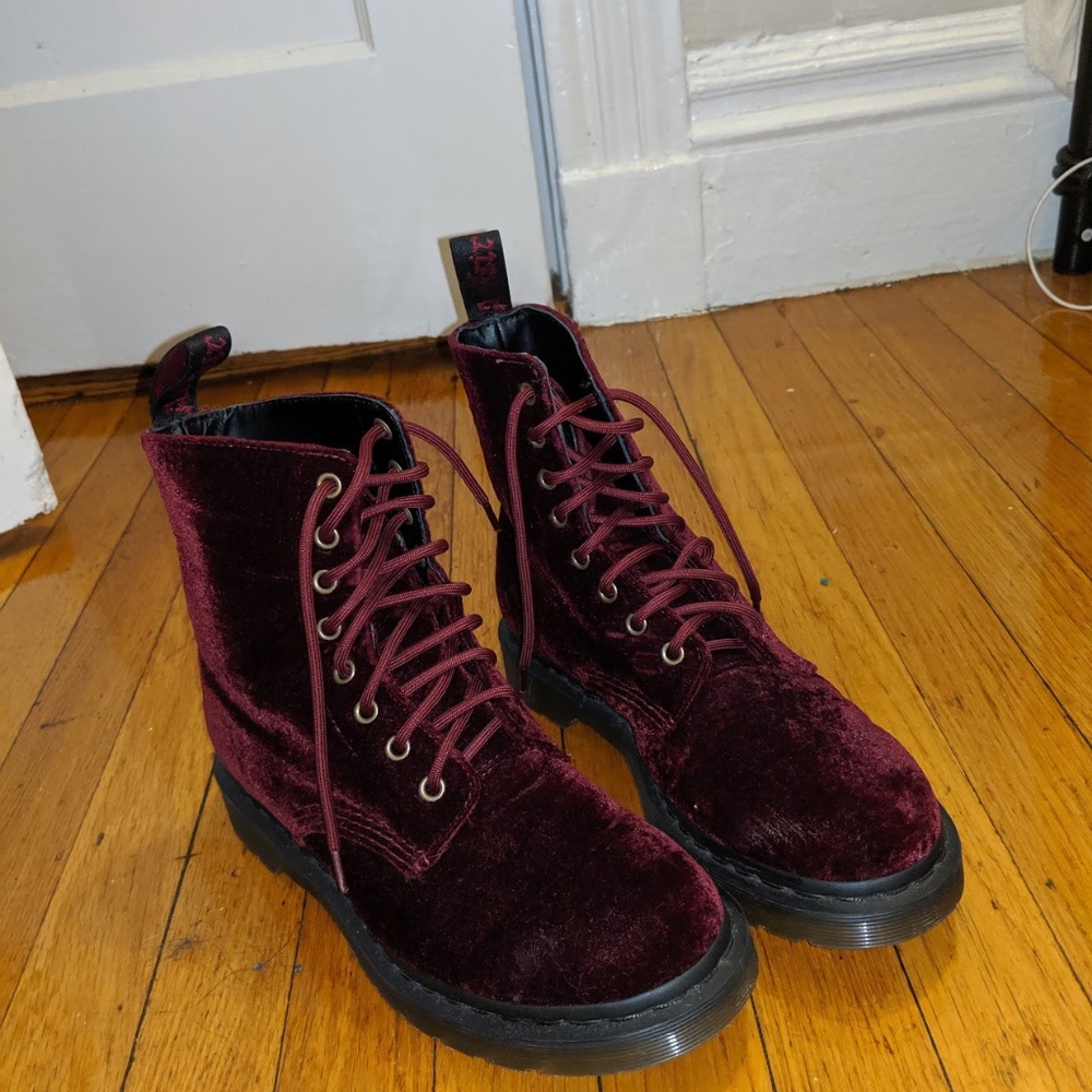 Cherry Red Dr Martens Worn Twice!